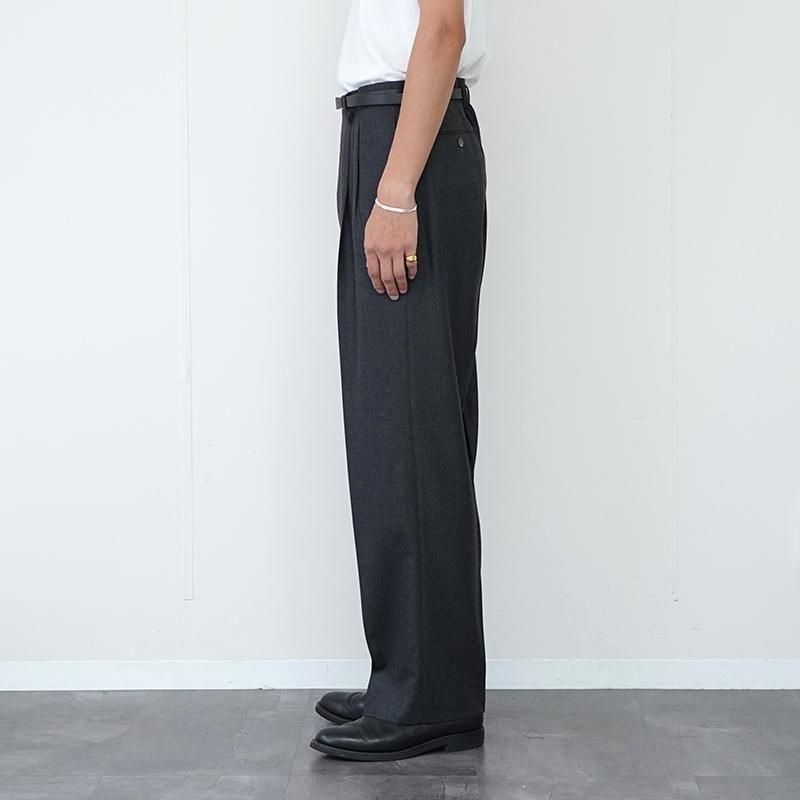 25ss オーラリー AURALEE TWO-TUCK SLACKS 25ss オーラリー AURALEE TWO-TUCK SLACKS Auralee Light Wool