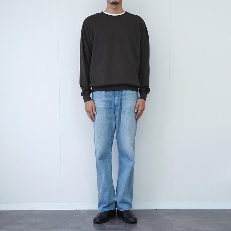 2025 A/W】【AURALEE オーラリー】SUPER HIGH GAUGE SWEAT P/O DARK