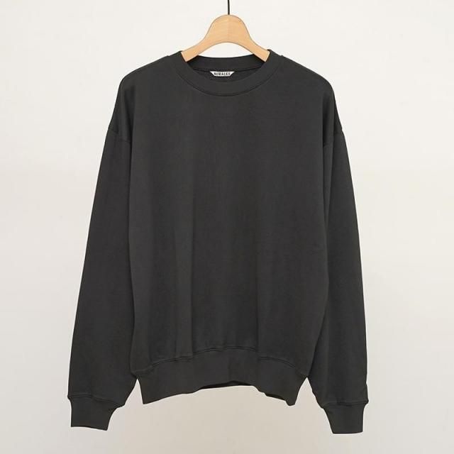 8/30()19:00䳫ϡۡ2025 A/WۡAURALEE ꡼SUPER HIGH GAUGE SWEAT P/O INK BLACK