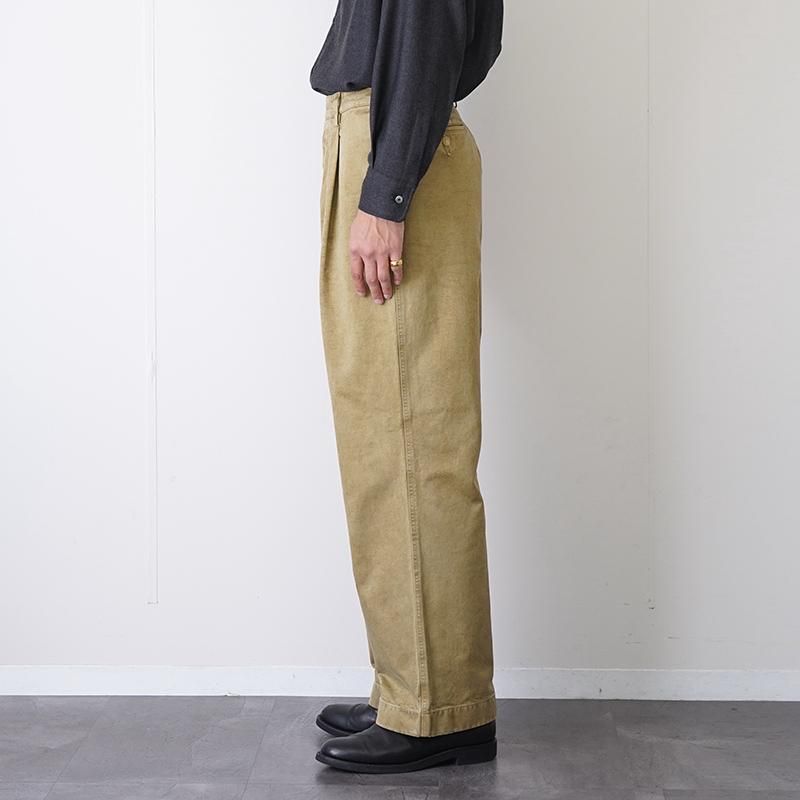 【未使用】AURALEE オーラリー スタイリスト私物 チノパンツ ベージュ 5 未使用】AURALEE オーラリー スタイリスト私物 チノパンツ