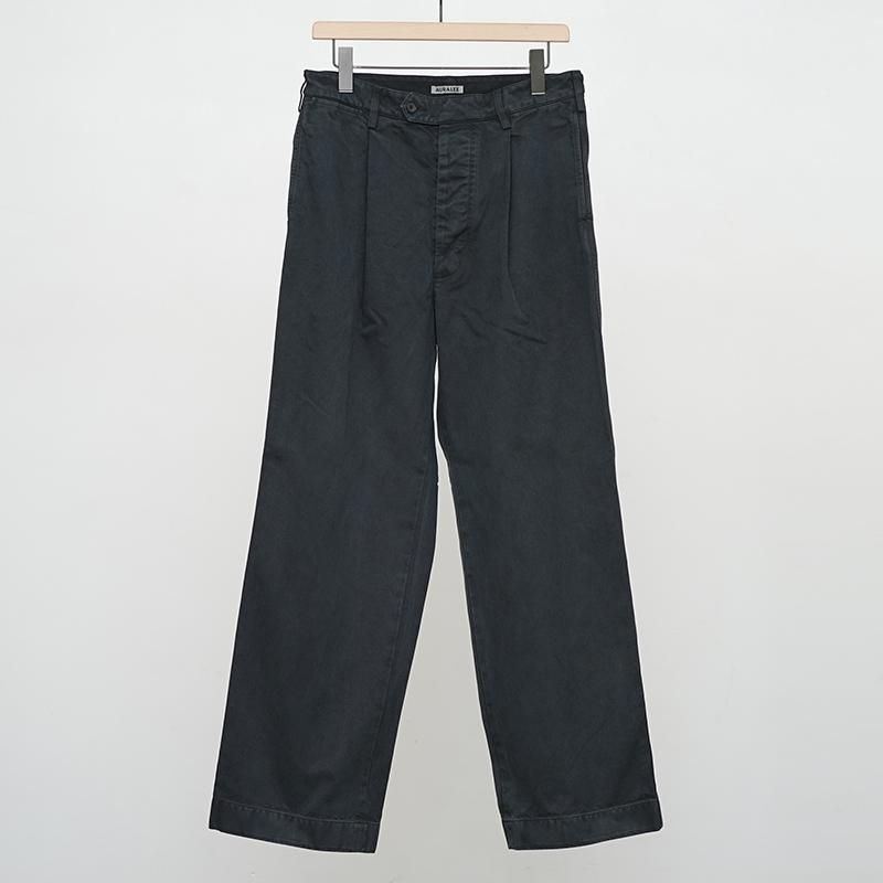 オーラリーProductDyedFinxChinoOneTuckPants 9/27(土)19:00販売開始】【2025 A/W】【AURALEE オーラリー