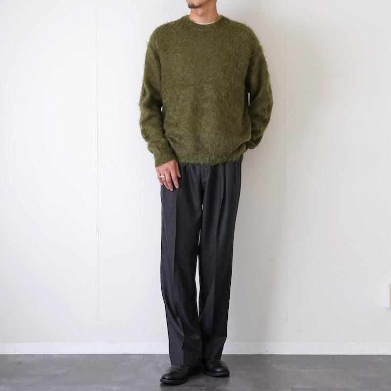 2025 A/W】【AURALEE オーラリー】BRUSHED SUPER KID MOHAIR KNIT P/O