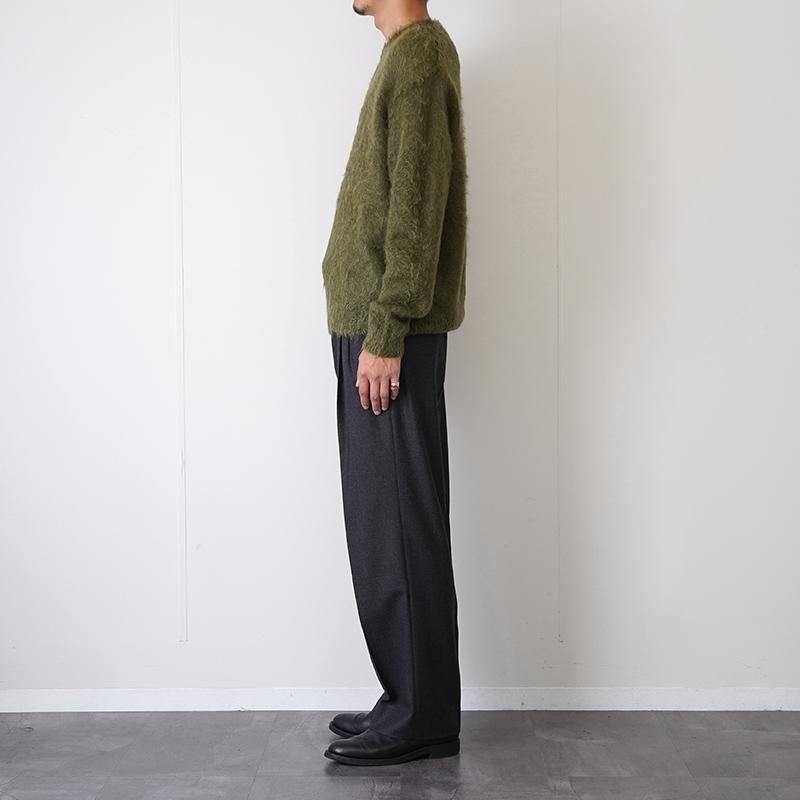 2025 A/W】【AURALEE オーラリー】BRUSHED SUPER KID MOHAIR KNIT P/O