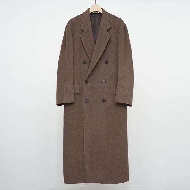 11/1()19:00䳫ϡۡ2025 A/WۡAURALEE ꡼SUPER FINE WOOL MOSSER CHESTERFIELD COAT TOP BROWN