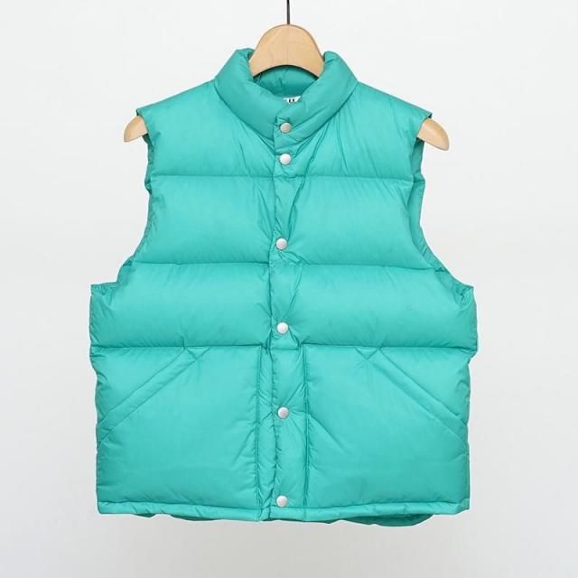 11/1()19:00䳫ϡۡ2025 A/WۡAURALEE ꡼SUPER LIGHT NYLON RIPSTOP DOWN VEST JADE GREEN
