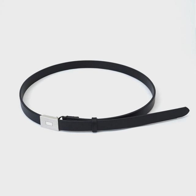 7/26()19:00䳫ϡۡ2025 A/WۡAURALEE ꡼SLIDE BUCKLE BELT BLACK