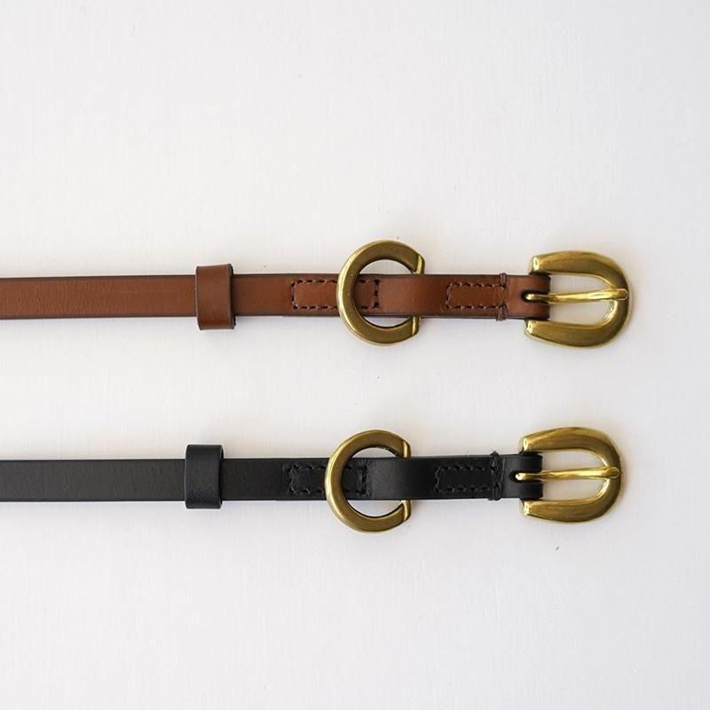 【2025 A/W】【AURALEE】LEATHER NARROW BELT 7/26(土)19:00販売開始】【2025 A/W】【AURALEE オーラリー