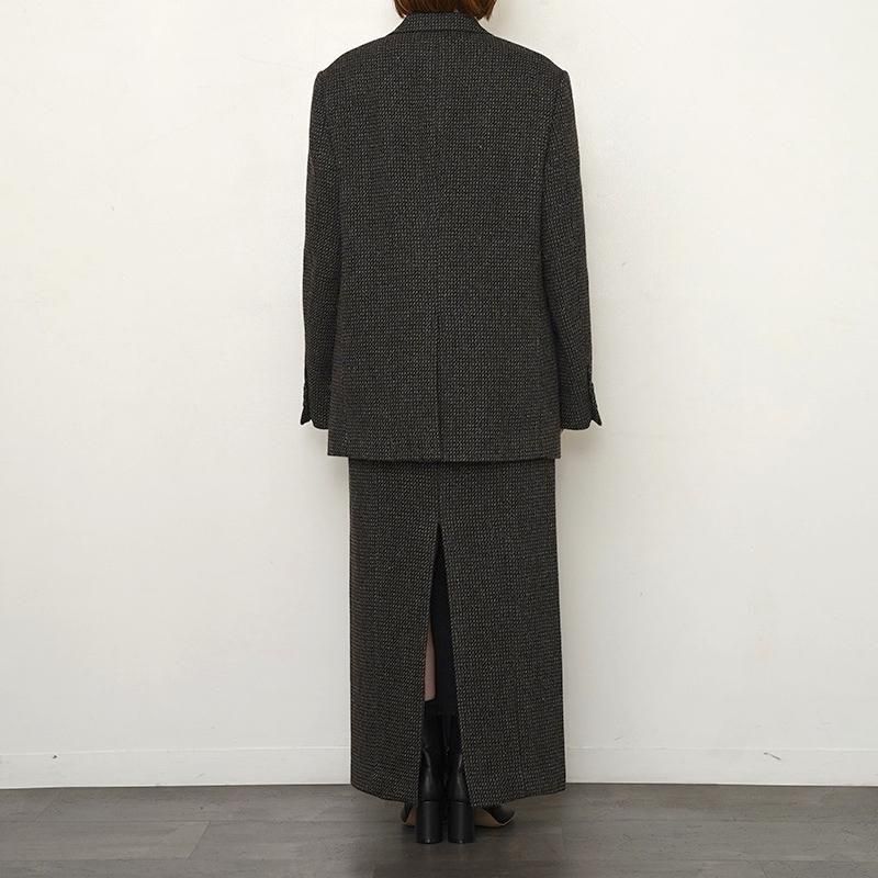 auralee オーラリー TWEED OVER JACKET auralee-british-wool-tweed-