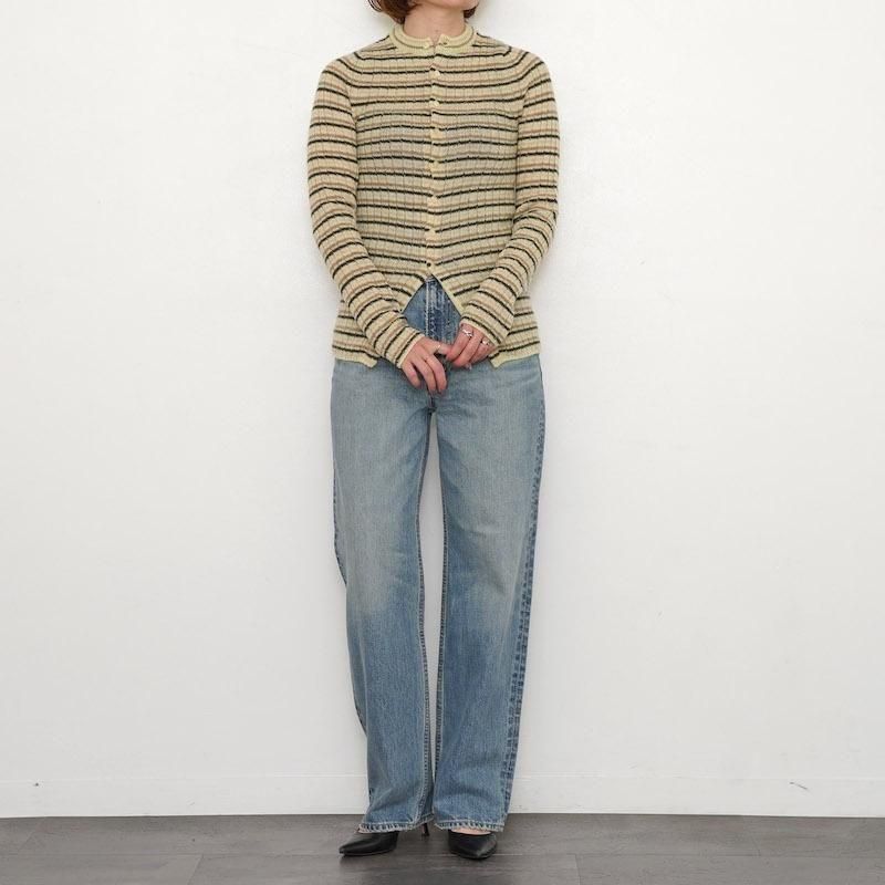 2025 A/W】【AURALEE オーラリー】SHETLAND WOOL CASHMERE RIB KNIT