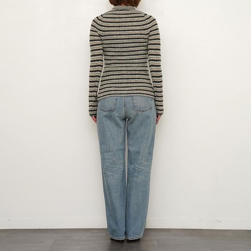 2025 A/W】【AURALEE オーラリー】SHETLAND WOOL CASHMERE RIB KNIT