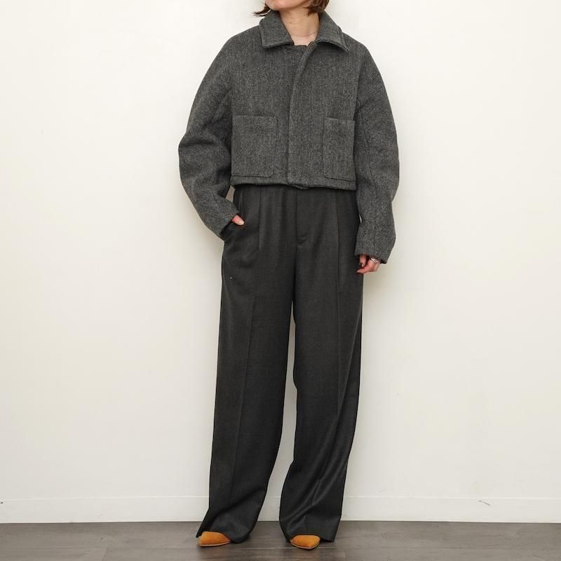 25SS AURALEE WOOL HERRINGBONE TIE アイボリー 25SS AURALEE WOOL HERRINGBONE TIE アイボリー 25SS AURALEE