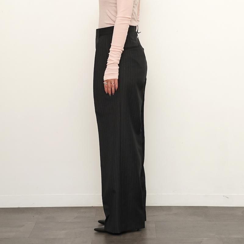 オーラリー25SS BLUEFACED WOOL TWO-TUCK SLACKS AURALEE＞BLUEFACED WOOL TWO-TUCK SLACKS | MAKES ONLINE STORE