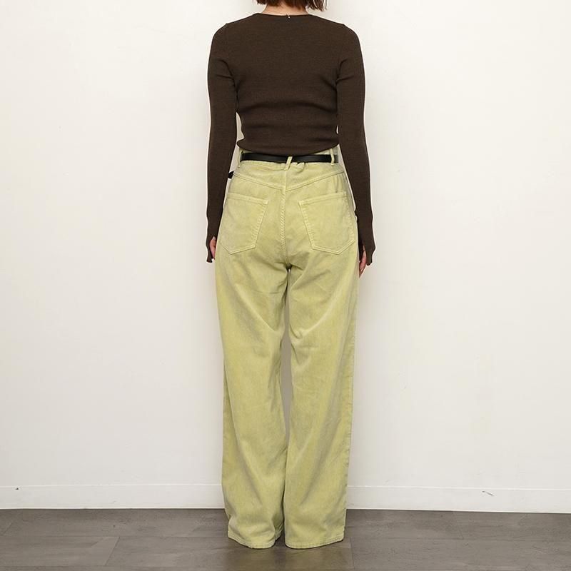 AURALEE オーラリー パンツ Auralee フランネルパンツ | ブラック | FARFETCH JP