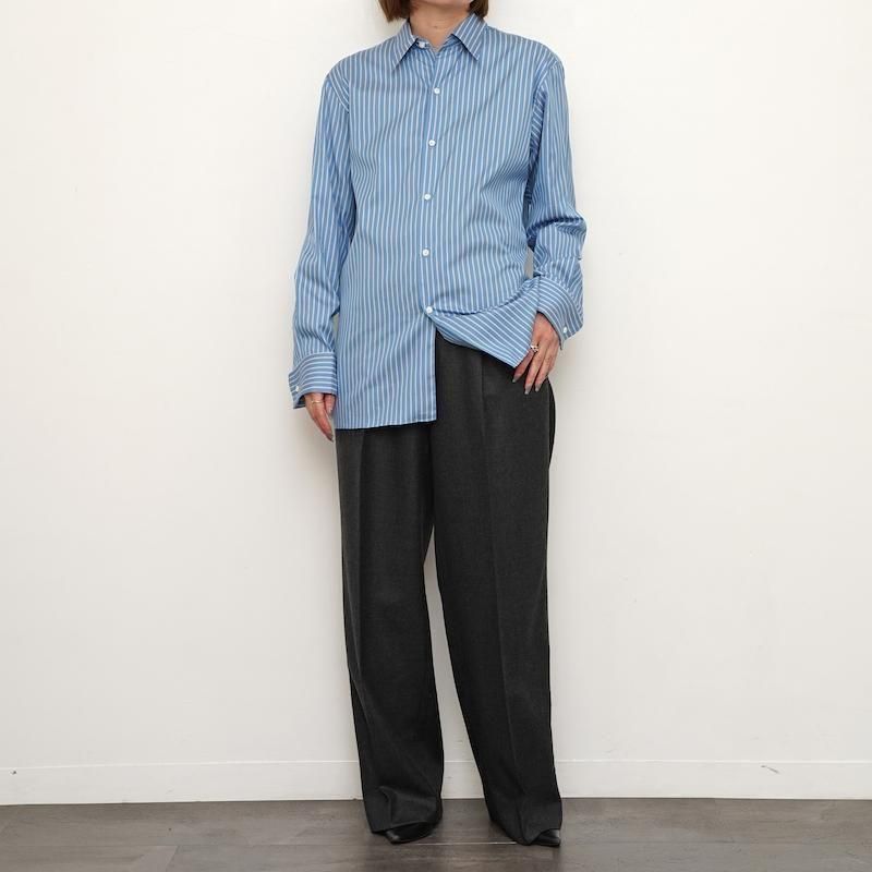 AURALEE オーラリー シルクコットンシャツ ネルシャツ サイズ4 9/6(土)19:00販売開始】【2025 A/W】【AURALEE オーラリー