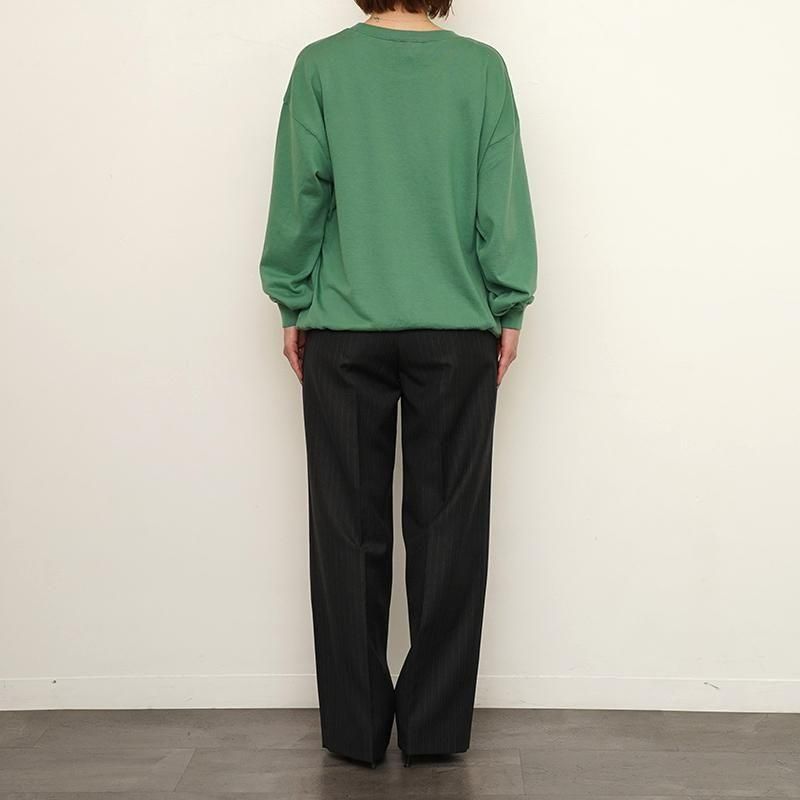 AURALEE オーラリー　スウェット　SIZE3 グリーン 2025 A/W】【AURALEE オーラリーレディース】SUPER HIGH GAUGE SWEAT P