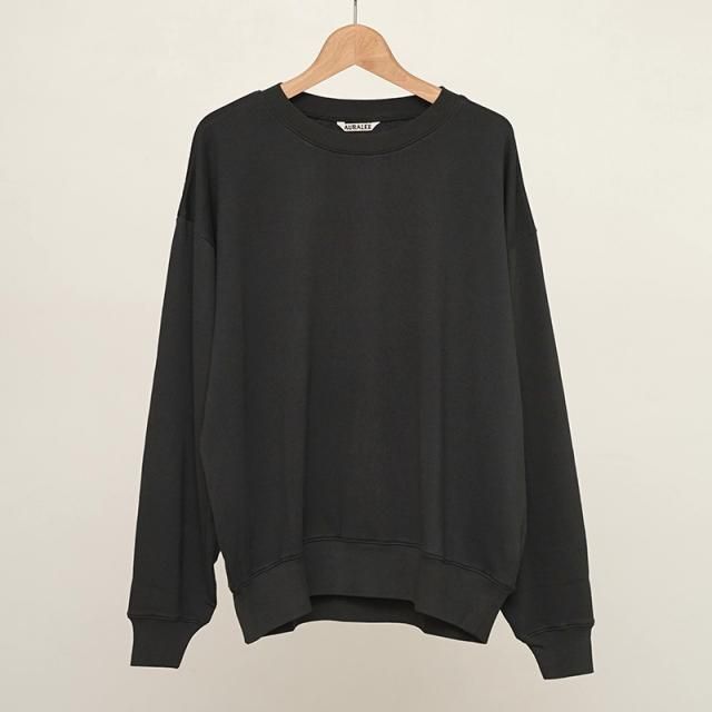 9/6()19:00䳫ϡۡ2025 A/WۡAURALEE ꡼ǥSUPER HIGH GAUGE SWEAT P/O INK BLACK