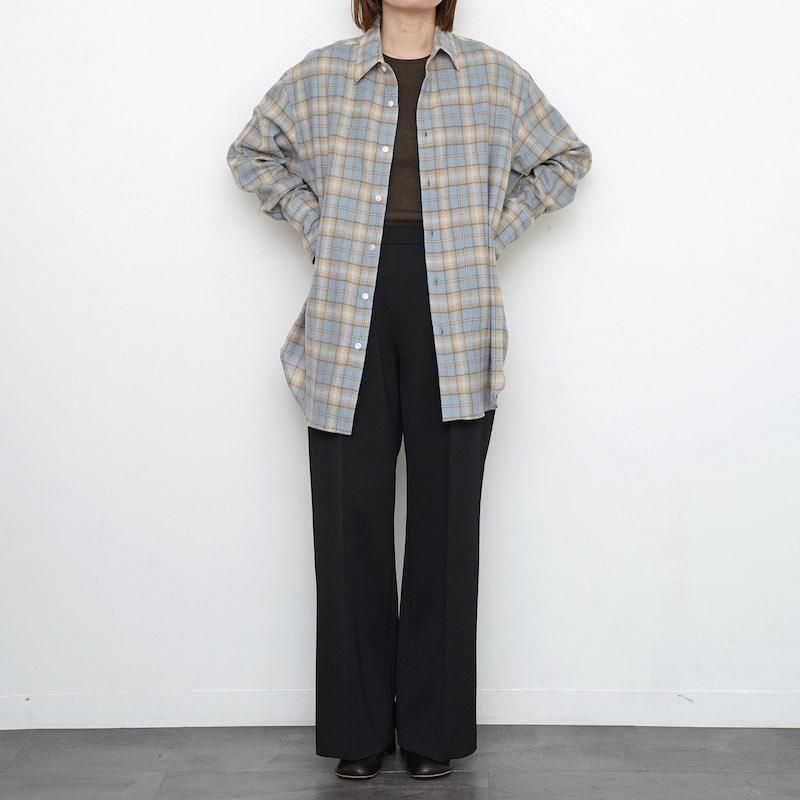 AURALEE オーラリー　チェック柄 長袖シャツ 1 ラスト1点】【10/4(土)19:00販売開始】【2025 A/W】【AURALEE