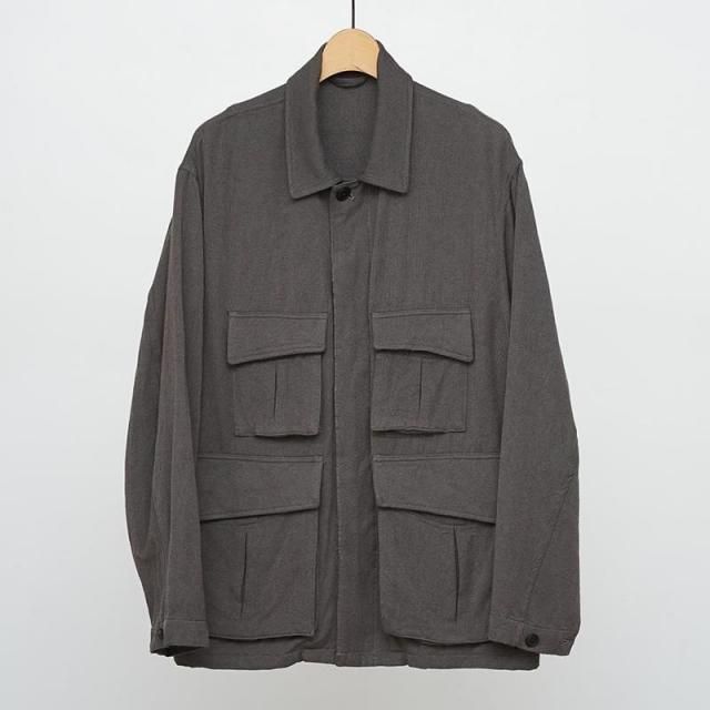 9/20()19:00䳫ϡۡ2025 A/WۡULTERIOR ƥꥢWASHED W/R CASH TWILL MIL-JKT DUSTY GREY