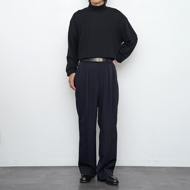 2025 A/W】【ULTERIOR アルテリア】VINTAGE SOFT GABARDINE TUCKED