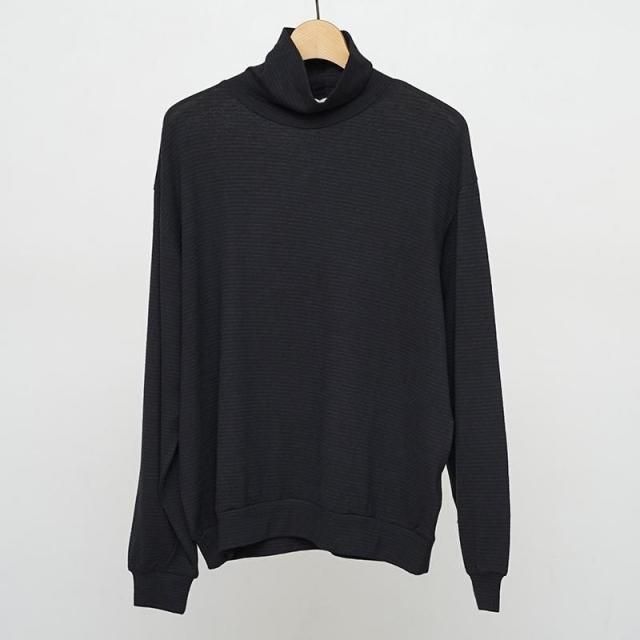 9/20()19:00䳫ϡۡ2025 A/WۡULTERIOR ƥꥢSUPER FINE WOOL COTTON TURTLE-NECK TOP NAVYBLACK
