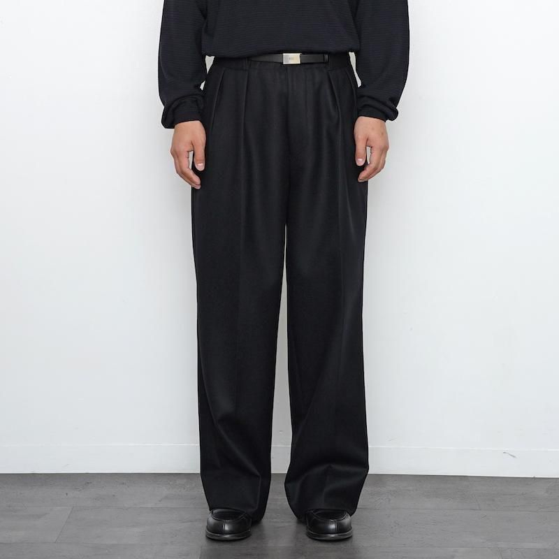 2025 A/W】【ULTERIOR アルテリア】SUPER FINE LIGHT MELTON TUCKED