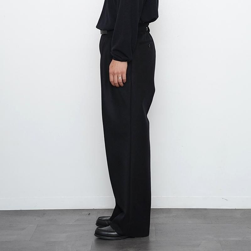 2025 A/W】【ULTERIOR アルテリア】SUPER FINE LIGHT MELTON TUCKED