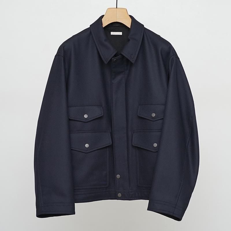 ulterior メルトンジャケット ULTERIOR SUPER FINE LIGHT MELTON SERIES & STRIPE DB JACKET