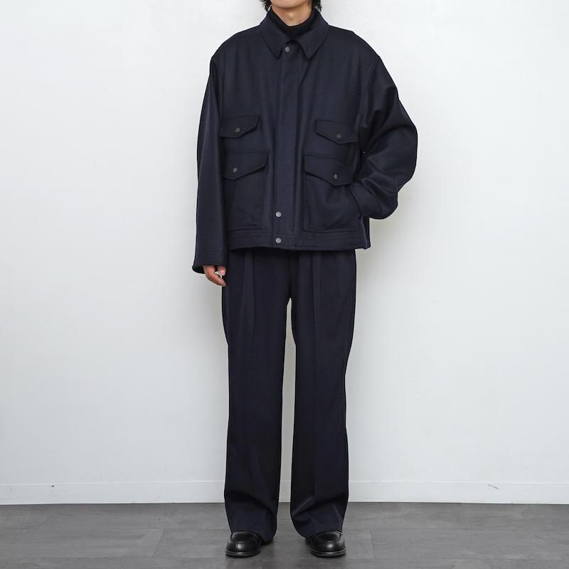 2025 A/W】【ULTERIOR アルテリア】SUPER FINE LIGHT MELTON SHORT