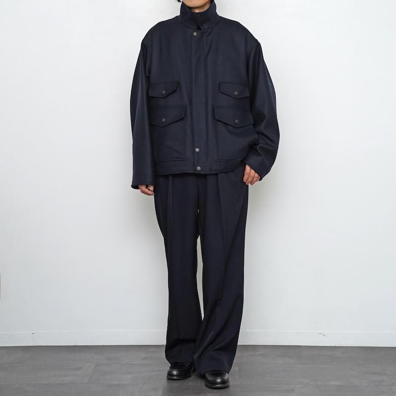 2025 A/W】【ULTERIOR アルテリア】SUPER FINE LIGHT MELTON SHORT
