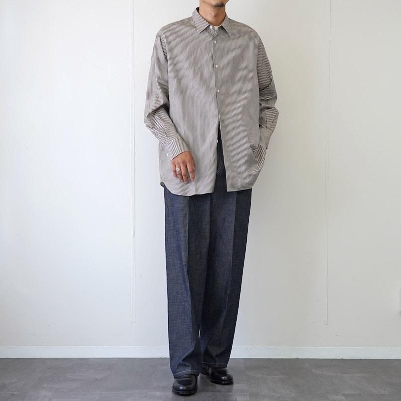 トップス 24ss maatee&sons CHARLES STRIPE size1 MAATEE&SONS 
