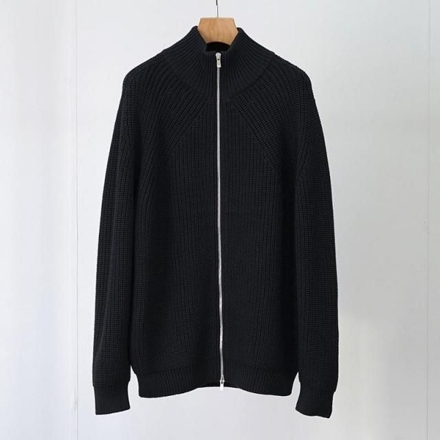 BATONER ネイビー フェアアイル柄 セーター BATONER ネイビー フェア