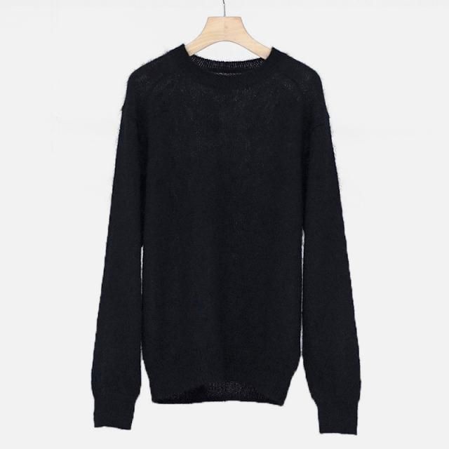 11/19()19:00䳫ϡۡ2025 A/WۡBATONER / ХȥʡPURE MOHAIR CREW NECK BLACK