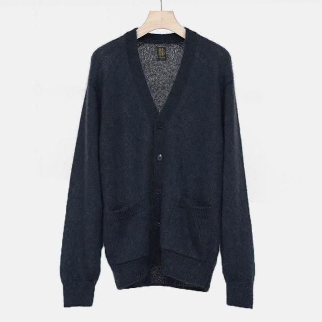 11/19()19:00䳫ϡۡ2025 A/WۡBATONER / ХȥʡPURE MOHAIR V CARDIGAN CHARCOAL BLUE