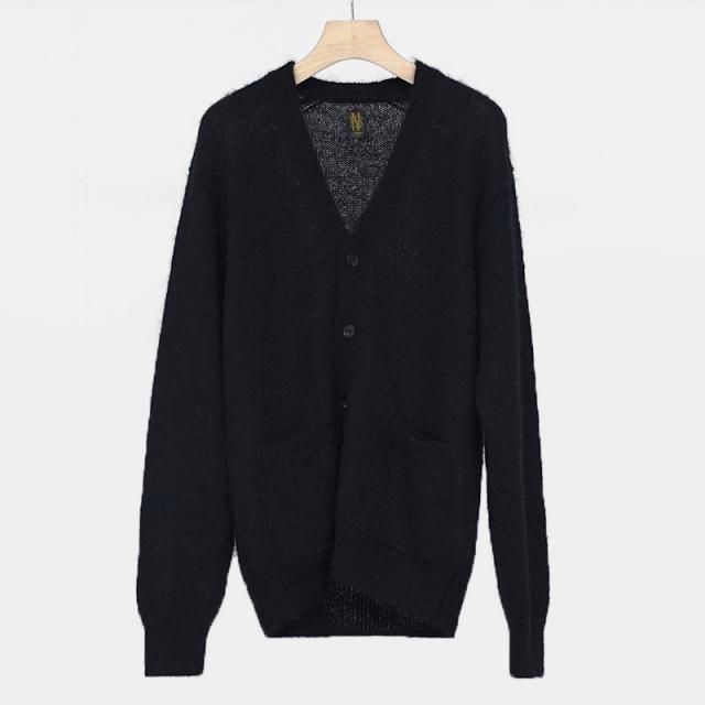 11/19()19:00䳫ϡۡ2025 A/WۡBATONER / ХȥʡPURE MOHAIR V CARDIGAN BLACK