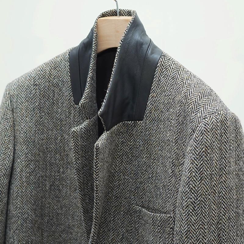 11/24(月)19:00販売開始】【2025 A/W】【cale カル】WOOL HERRINBONE