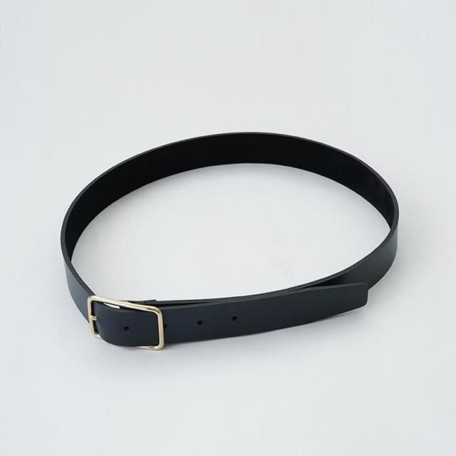 2025 A/Wۡcale COW LEATHER BELT BLACK