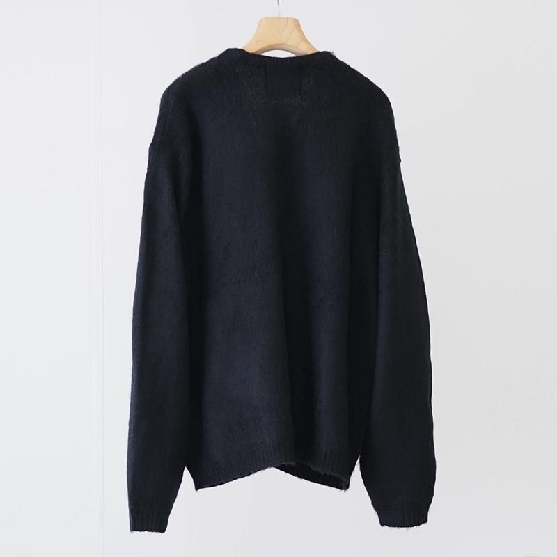 2025 A/W】【TOWNCRAFT / タウンクラフト】solid shaggy v cardigan