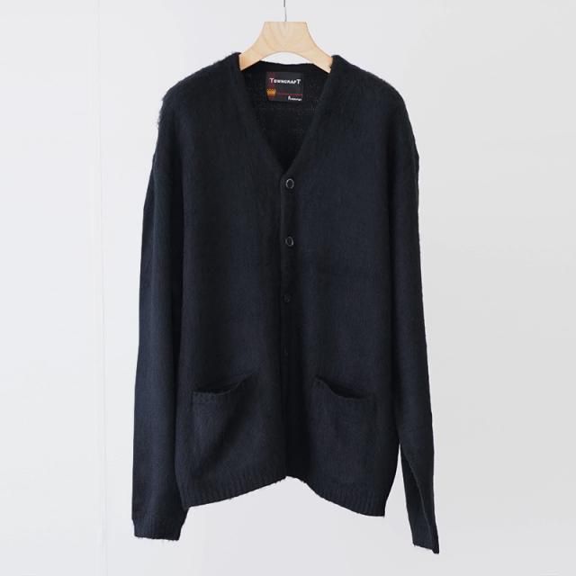2025 A/WۡTOWNCRAFT / 󥯥եȡsolid shaggy v cardigan black
