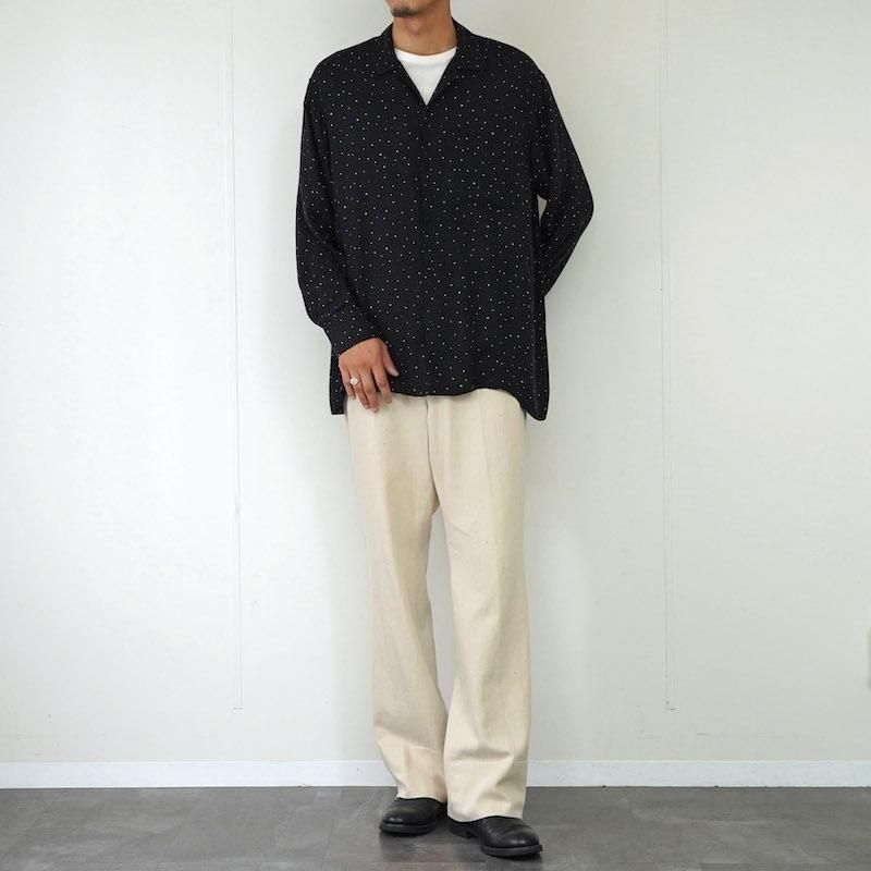 新品maatee&sons マーティアンドサンズ ドットシャツ dot レーヨン 8/18(月)12:00販売開始】【2025 A/W】【MAATEE&SONS マーティー