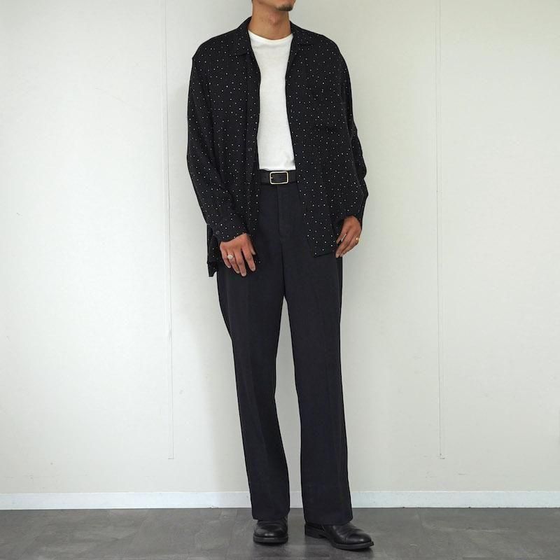 新品maatee&sons マーティアンドサンズ ドットシャツ dot レーヨン MAATEE&SONS] マーティー & サンズ OP COLLLAR SHIRTS DOTS| INS