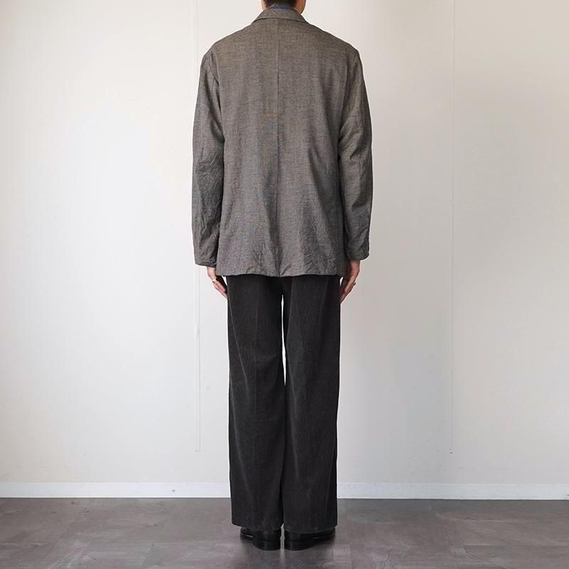 MAATEE&SONS ダブルGATHERED ジャケットシャークスキン　2 ＿MAATEE&SONS ⁡ ダブルGATHERED JK / EASY PT ⁡ SUPER200シャーク