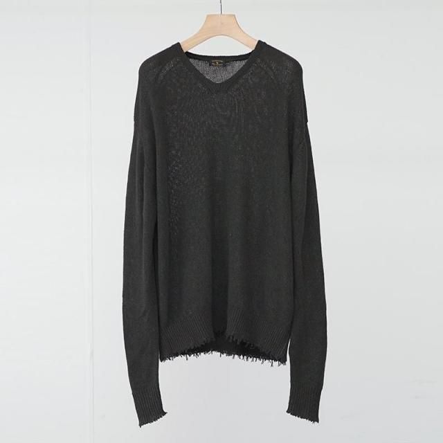 11/9()12:00䳫ϡۡ2025 A/WۡMAATEE&SONS ޡƥɥ󥺡CA/G/S LOOSE V SWEATER DEEPKHAKI