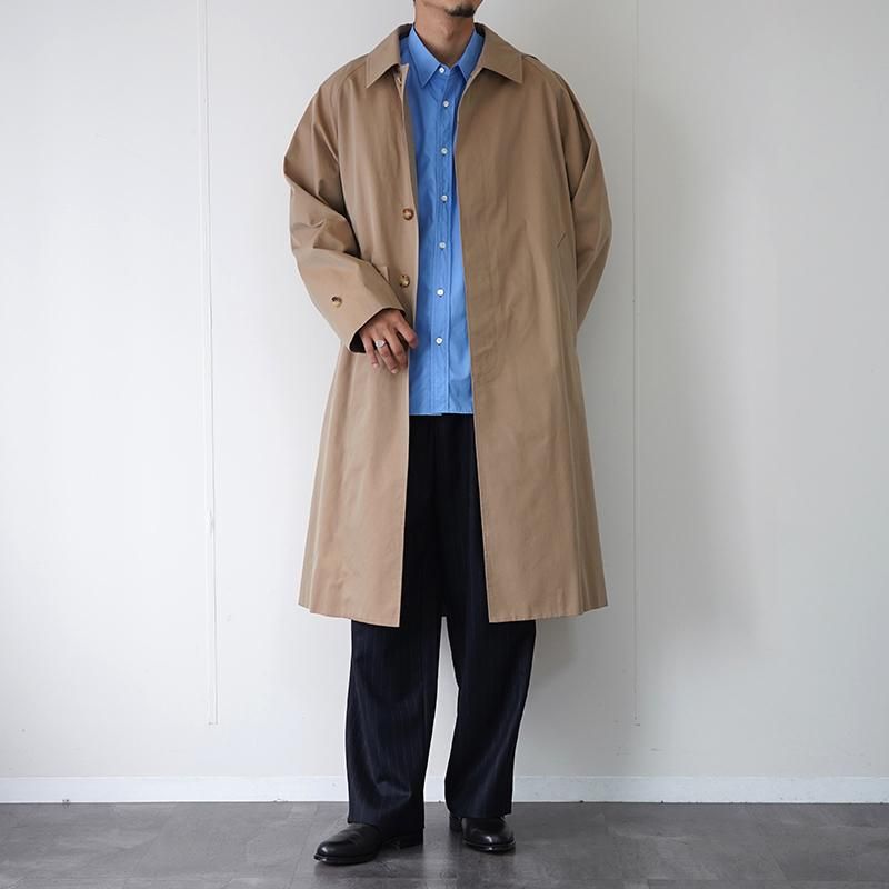 m*3様 Balmacaan Coat　プラージュ　コート　36 Finx Cotton Gaberdine Balmacaan Coat(36(WOMEN) Beige