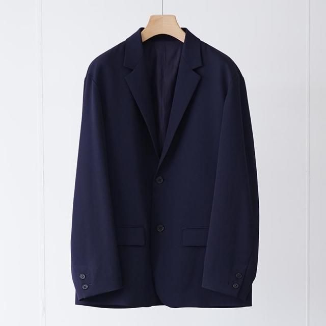2025 A/WۡUNIVERSAL PRODUCTSWOOL 2B JACKET D.NAVY