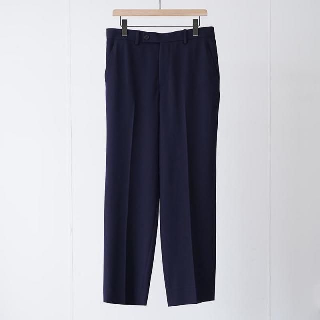 2025 A/WۡUNIVERSAL PRODUCTSWOOL STRAIGHT PANTS D.NAVY