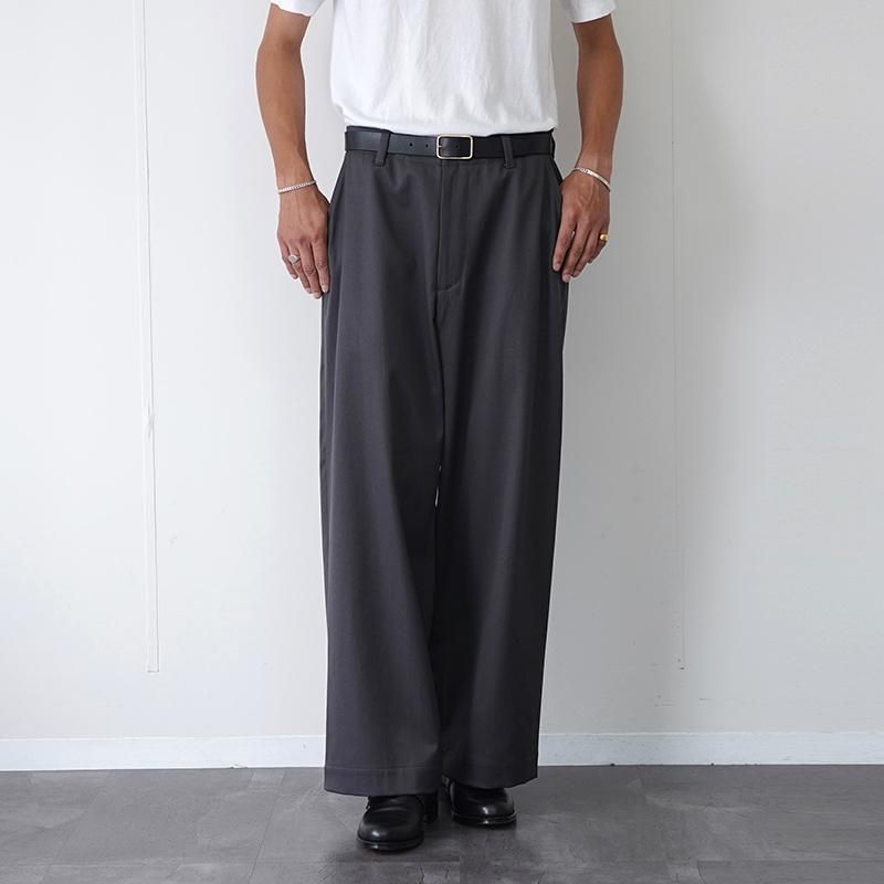 2025 A/W】【UNIVERSAL PRODUCTS】COTTON WOOL WIDE TROUSERS