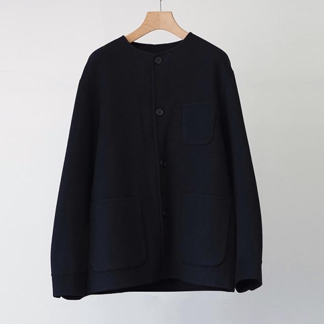 2025 A/WۡUNIVERSAL PRODUCTSWOOL REVER JACKET BLACK