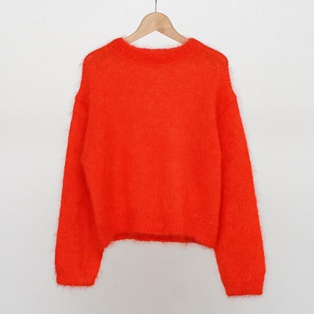 10/12()19:00䳫ϡۡ2025 A/WۡYLEVE 졼MOHAIR SILK KN P/O VERMILION