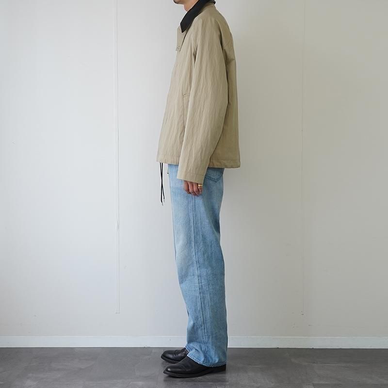 2025 A/W】【STUDIO NICHOLSON スタジオニコルソン】SHORT ZIP THROUGH