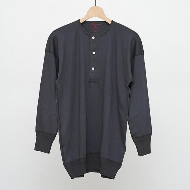 9/14()19:00䳫ϡۡ2025 A/WۡOlde Homesteader / ɥۡॹƥåHENLEY NECK LONG SLEEVE OLD BLACK